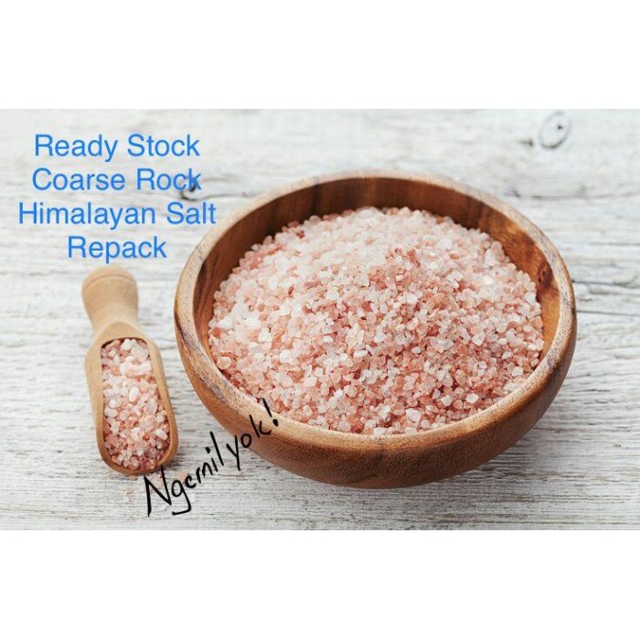 

Terbatas - Coarse Himalayan Rock Pink Salt 500Gr