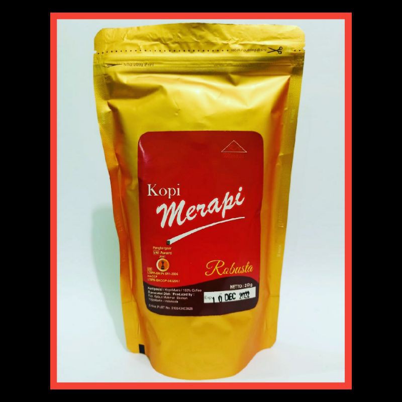 

KOPI ROBUSTA MERAPI BUBUK ATAU BIJI GRADE A ASLI