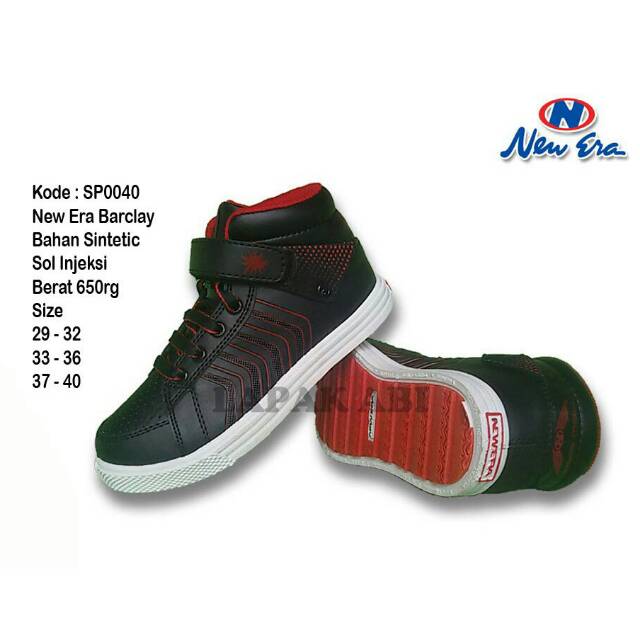 Sepatu Sekolah Anak New Era Barclay Sepatu Sekolah Pria Wanita