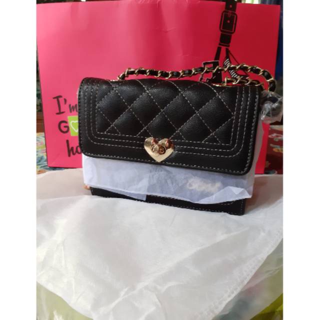 (SOLD ) New Gosh Sling bag Hitam