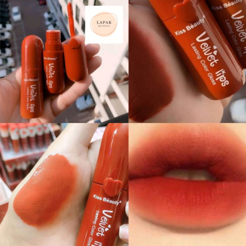Kiss Beauty Velvet Lips / Matte Lipstik