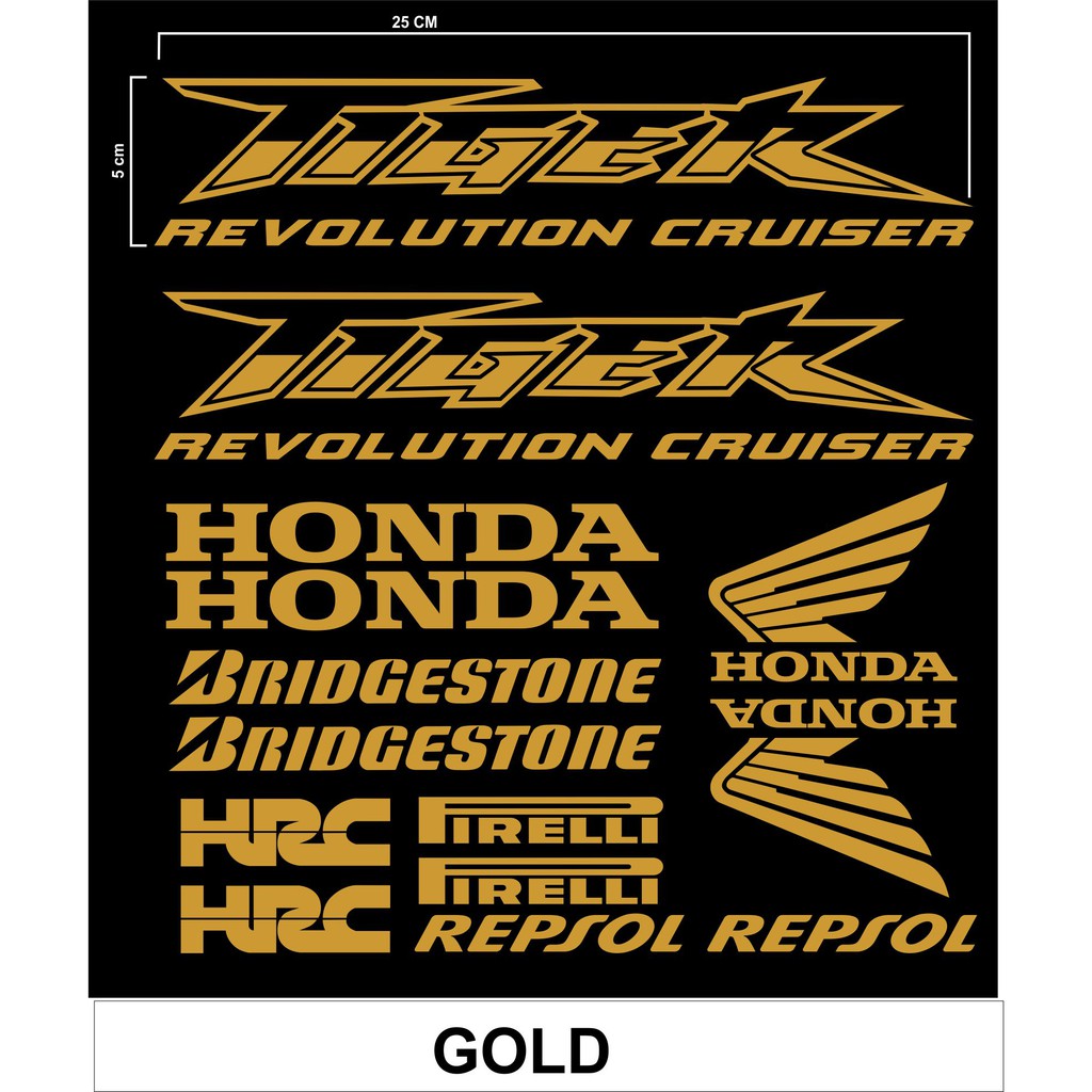 Stiker Cutting Sticker Skotlite Body Motor Honda Tiger Shopee