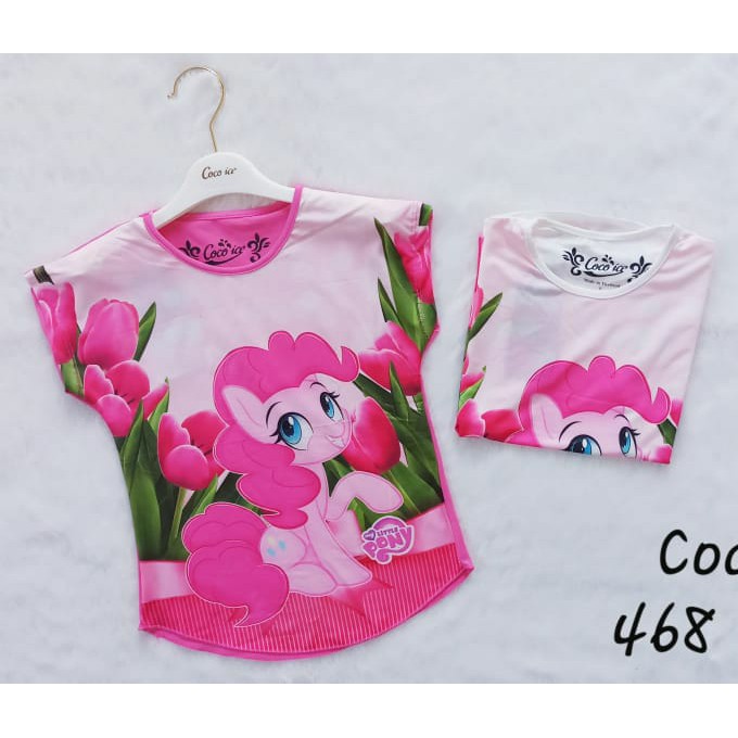 LITTLE PONY KAOS ANAK CEWEK TSHIRT TUMBLR TEE TERBARU KEKINIAN GROSIR TERMURAH FASHION TRENDY