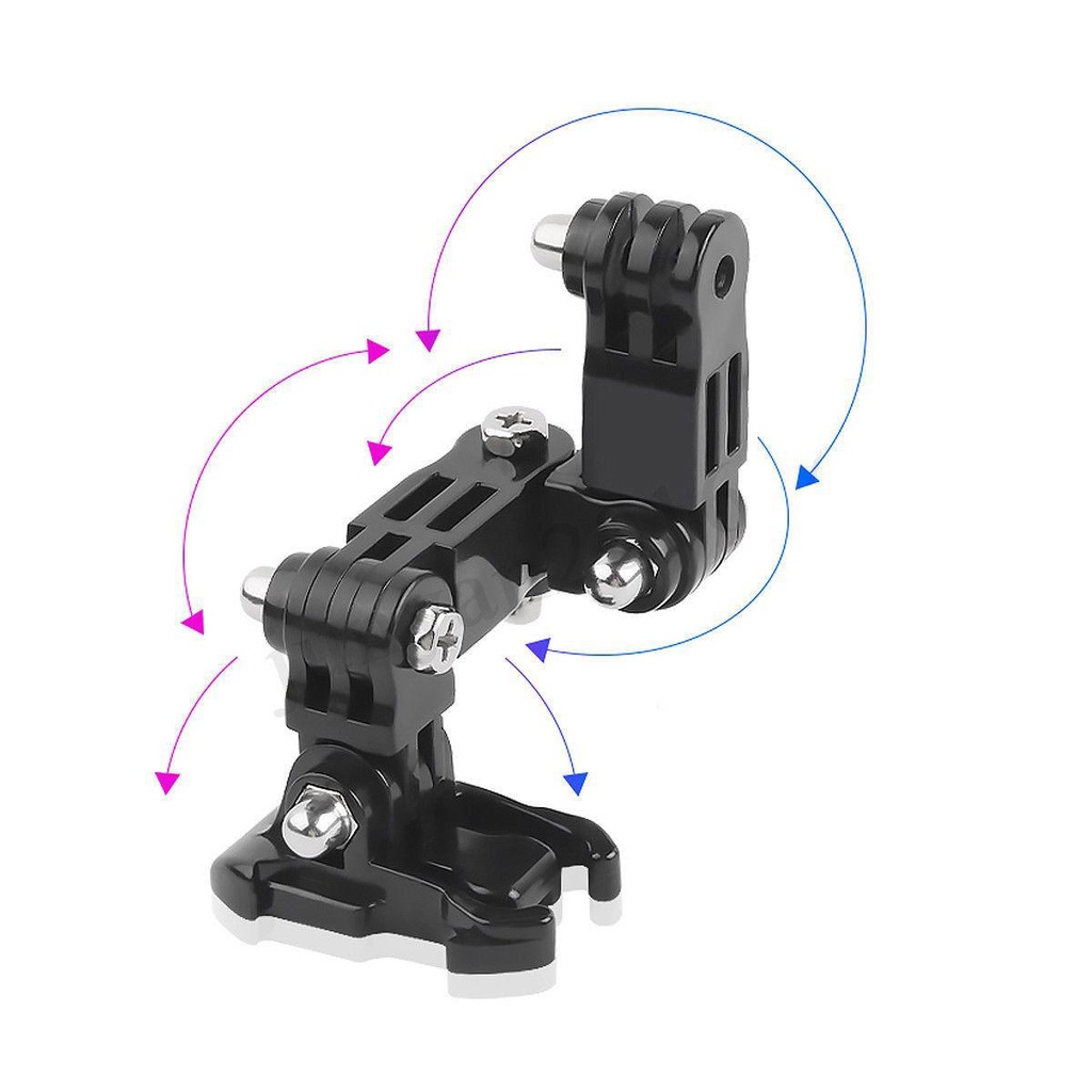 POPULAR Populer5/19 /20pcs Helm Depan Dagu Mount Full Face Stand Motor Adjustable Dukungan Untuk Gopro Hero7 6 5 4 Aksesoris