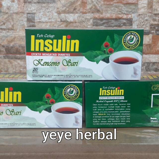 

Teh Celup Diabetes Daun Insulin
