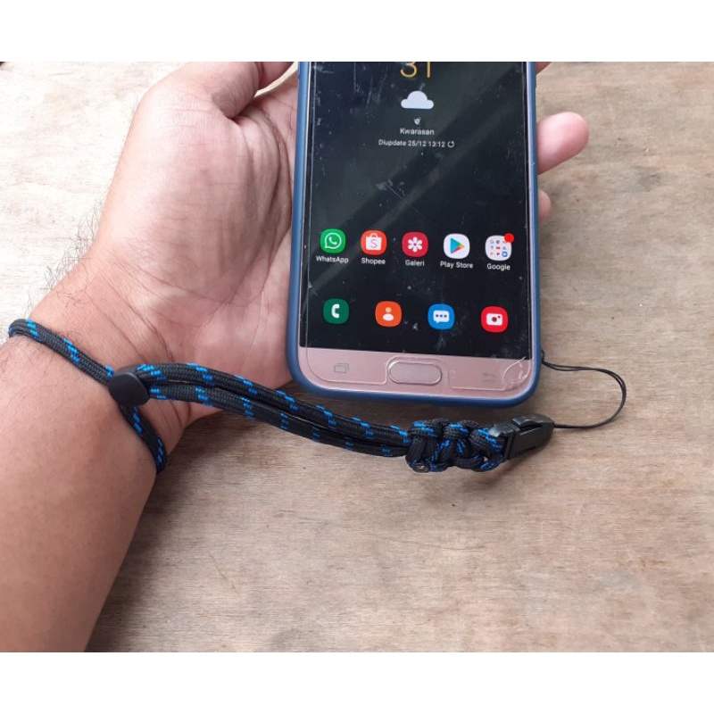 WRIST STRAP PRUSIK PARACORD LANYARD HAND Lanyardpod Lanyard pod/ FINGER TALI GANTUNGAN HP / USB / FLASHDISK / tali pods lanyard pods