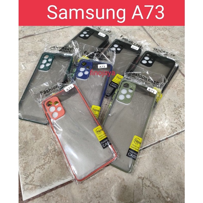 Case Aero My Choice Samsung A73 Silikon Casing Selicon Dove Pelindung Camera