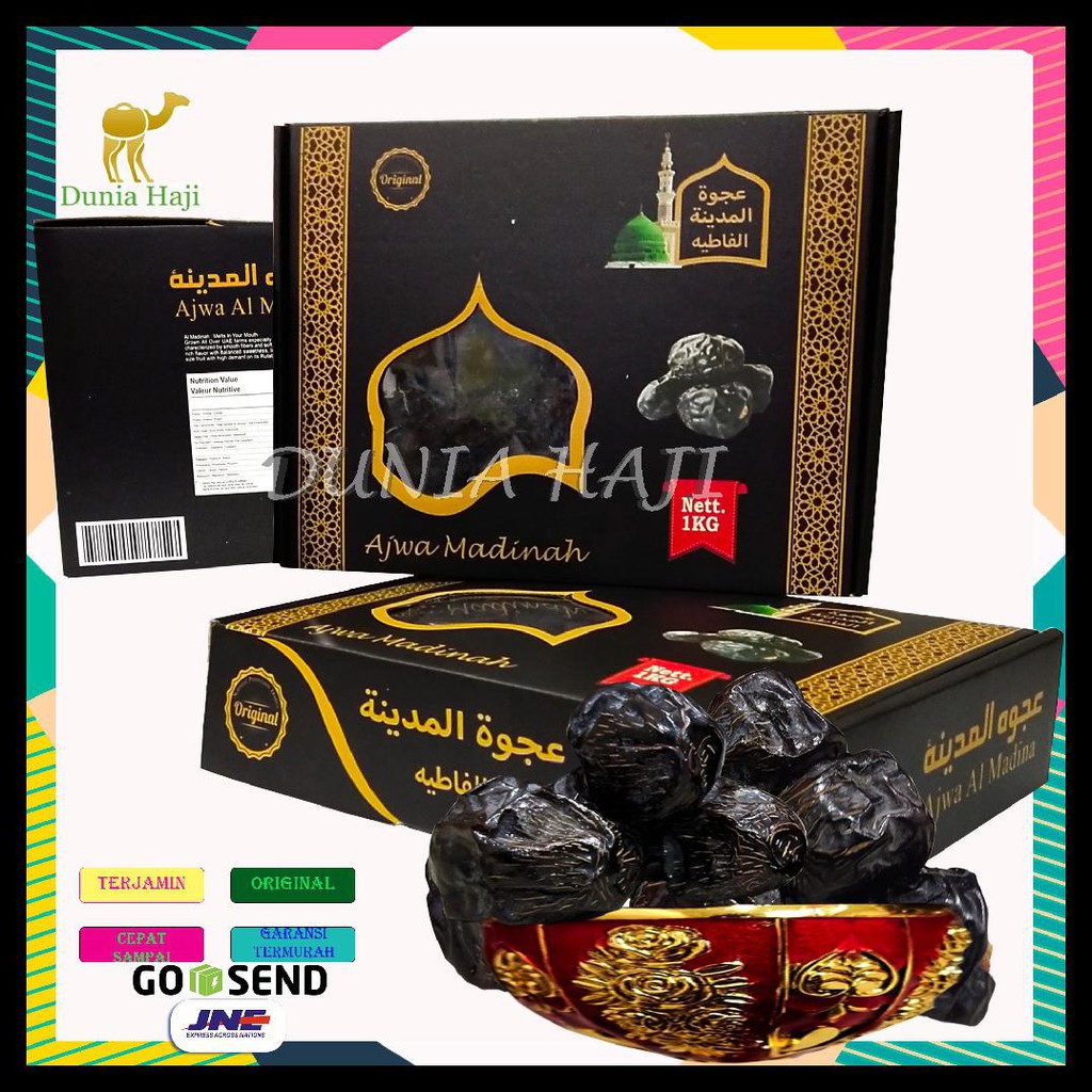 

Special Price Ajwa Kemasan Dus Ori Anti Pecah 100% Asli Original Saudi Bukan Thinwall / Kurma Ajwa