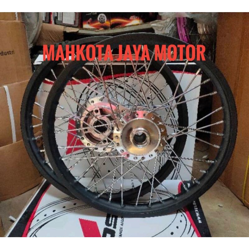 Paketan Velg Jari-jari Motor Honda sonic,supra, Blade 17x140/140/160 (tinggal pilih di link)