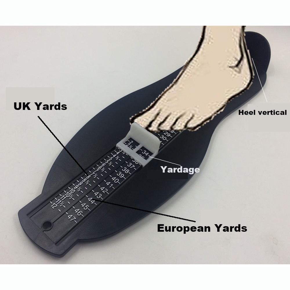 Chookey Penggaris Pengukur Kaki Ukuran Uk / Eropa Adjustable Multi Warna Untuk Anak / Dewasa