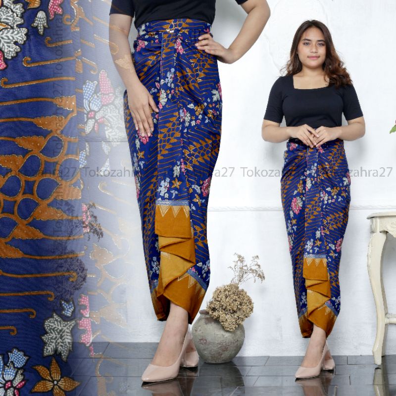 Rok Remple Batik Rok Lilit Instan Bawahan Kebaya Premium Jumbo