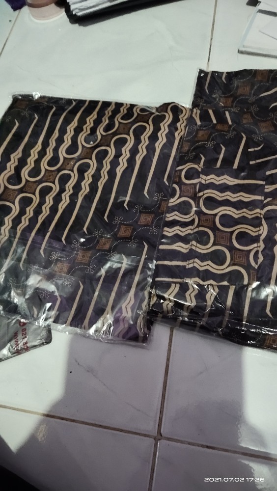 Asifa Batik Hrb026 Kenongo Kemeja Tosca Pendek Pekalongan Padi M L Xl Sogan Tulis Halus Kemeja Batik