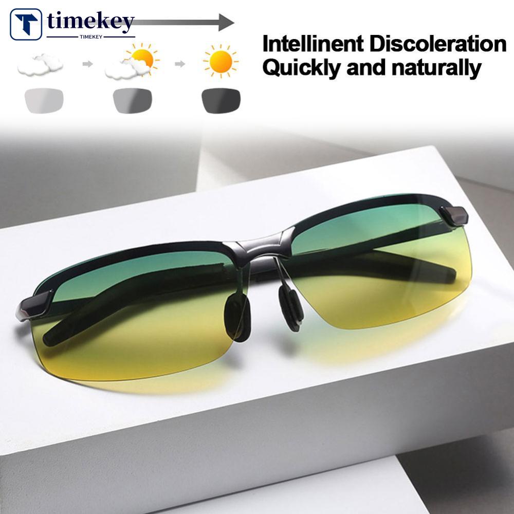 Timekey Kacamata Hitam Polarized Bentuk Kotak Besar Gaya Retro Untuk Wanita N7S9