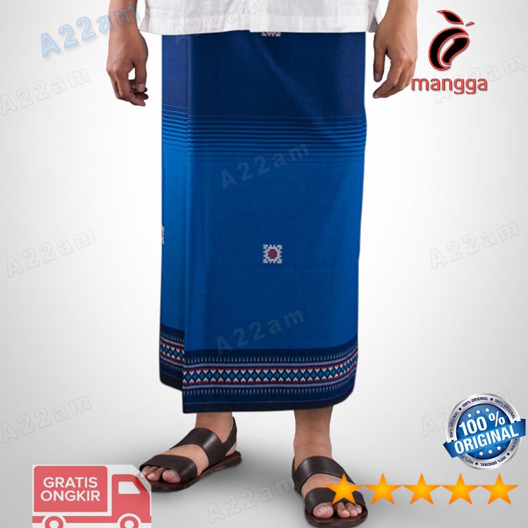 M15-35 Original Kain Sarung Dewasa Motif SONGKET Cap MANGGA