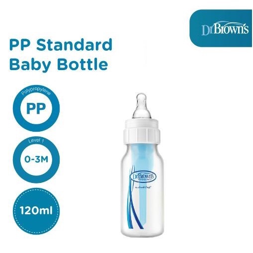 Dr. Brown's PP Standard Baby Bottle Vent System Anti Colic Botol Susu