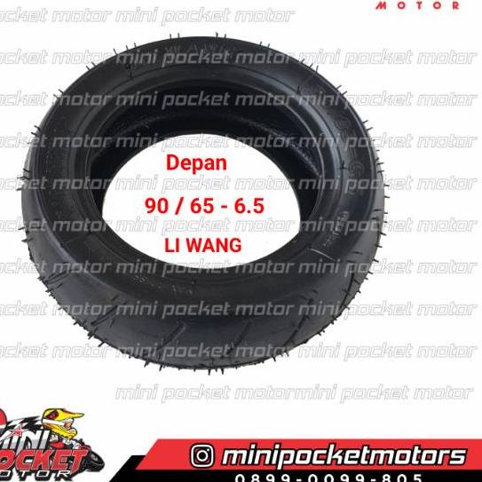 New Ban Tubeless Mini GP Li Wang 90 - 110 Set Depan Belakang Ban Balap Mini GP dan Mini Scoopy .,