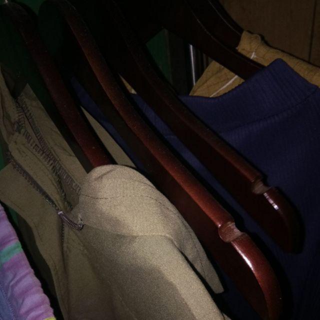 Gantungan Baju Kayu Coklat Dewasa/hanger Kayu