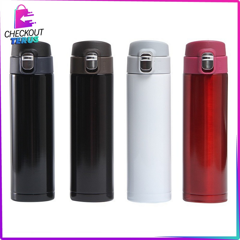 CT C310 Termos Air Panas Termos Stainless 500ml Perlengkapan Air Minum Thermos Air Panas Polos Vacuum Flask