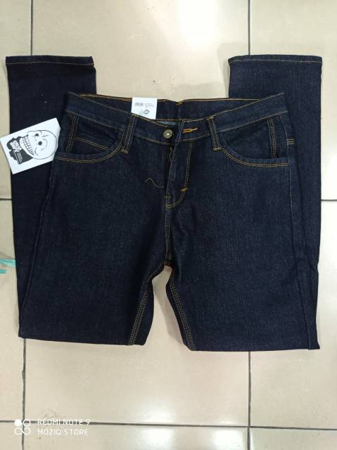 Celana pensil denim pria