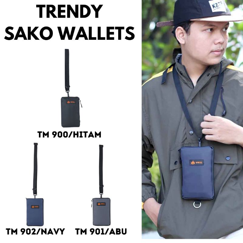 Dompet Hp | Tas Handphone | Sako Wallet Waterproof Terbaru Pria Wanita Dompet Gantung Leher