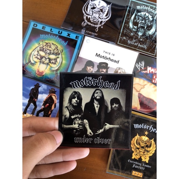 sticker pack motorhead band barat skin laptop gitar hp kulkas helm dll