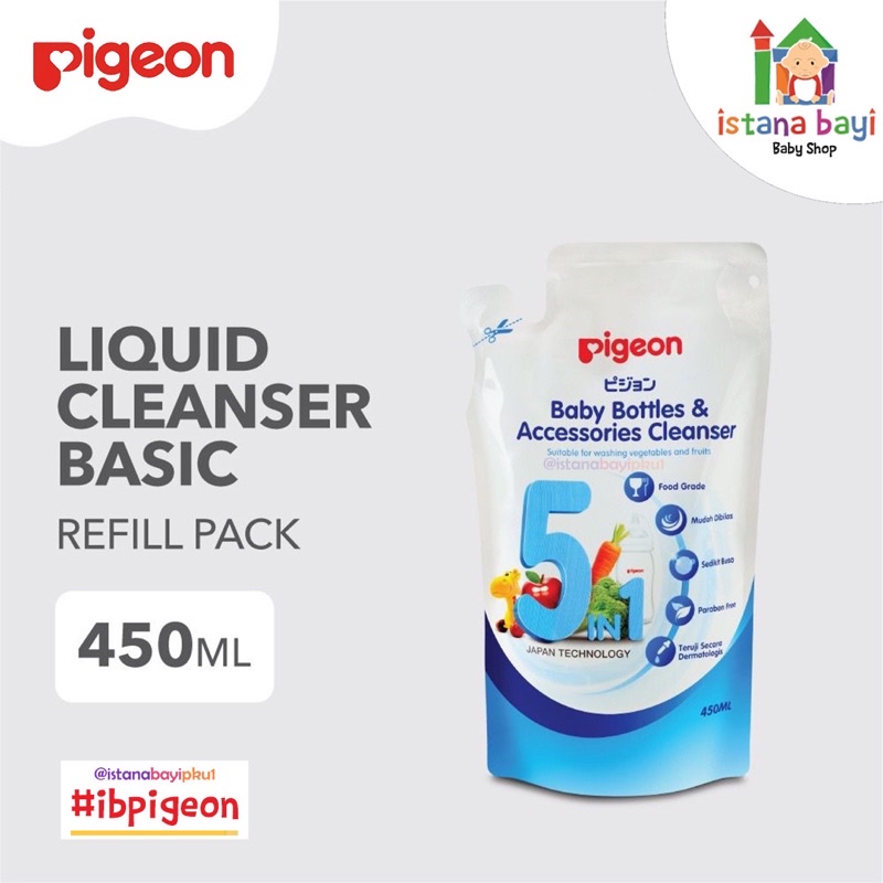 PIGEON Liquid Cleanser Basic 500 ml - Sabun pencuci piring bayi