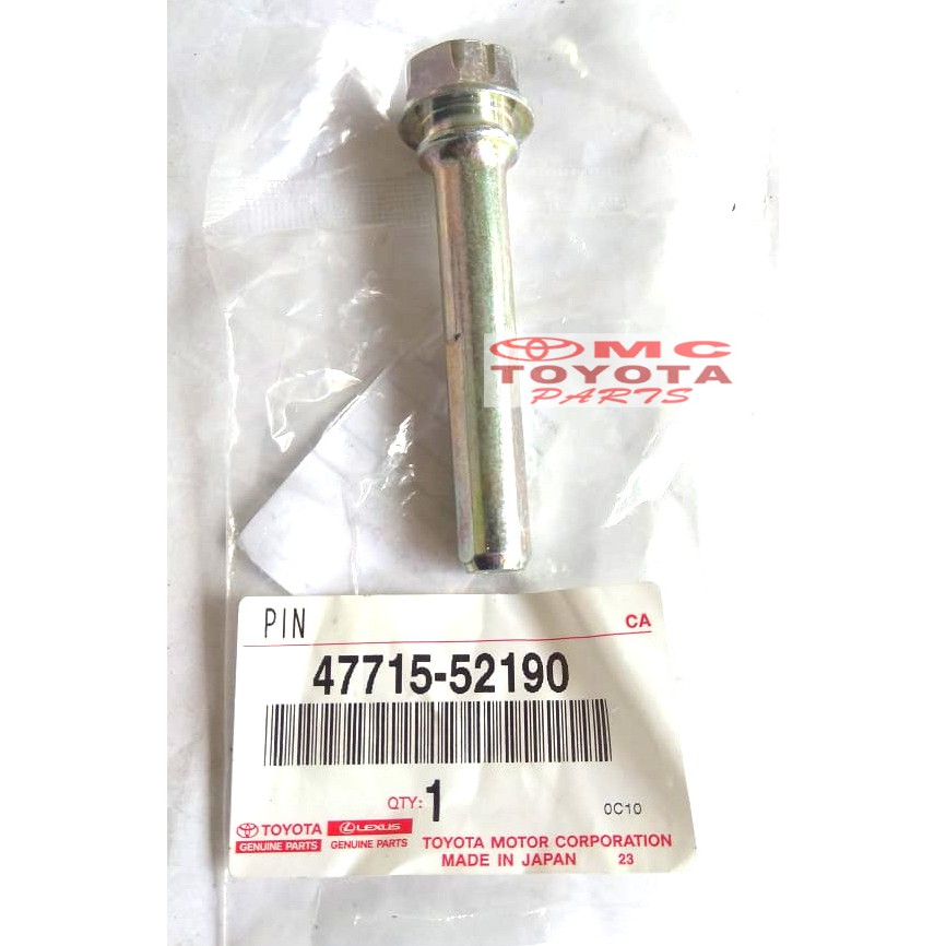 Baud Pen Pin Cylinder slide Disc Brake Depan Yaris Vios Altis Wish 47715-52190