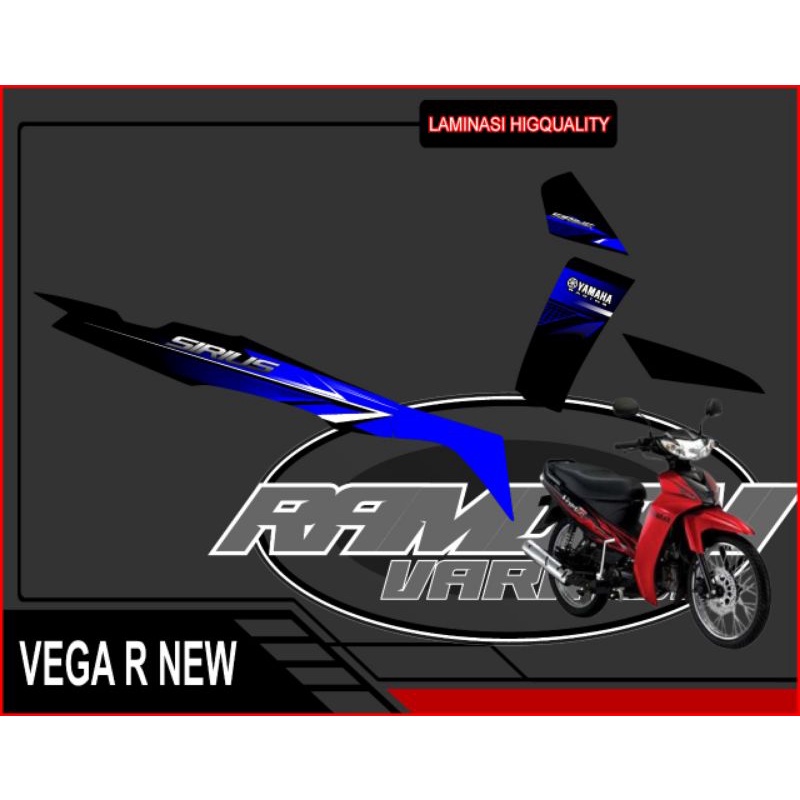 stripping variasi Vega R new / stiker variasi Vega R new racing