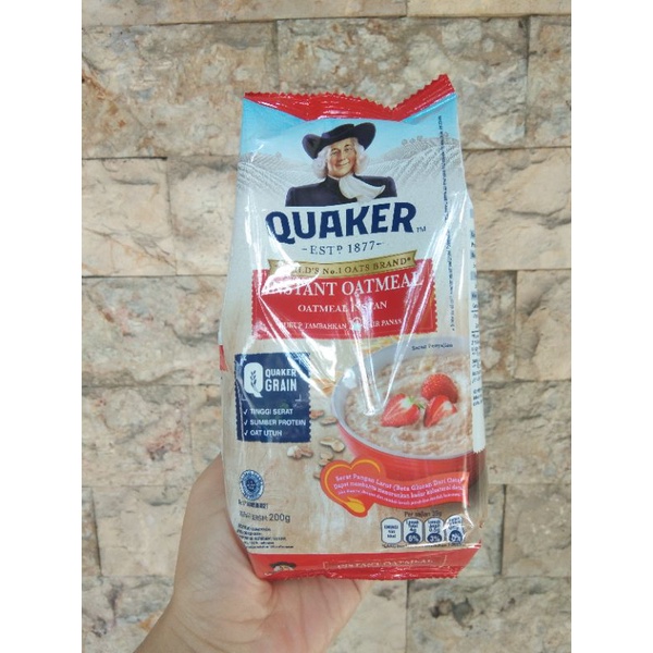 

Quaker Instant Oatmeal 200gr