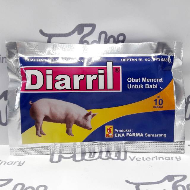 

DIARRIL 10 kapsul Obat Mencret Babi EKA FARMA