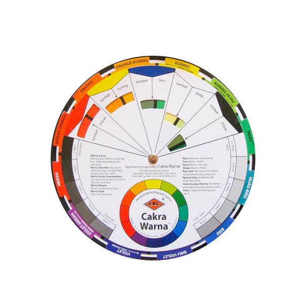 

Pocket Color Wheel / Cakra warna - Color wheel Diameter 20cm