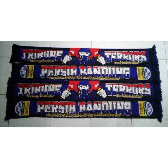 SYAL / SCARF TRIBUNE TERRORS PERSIB BANDUNG 14 Get Spesial