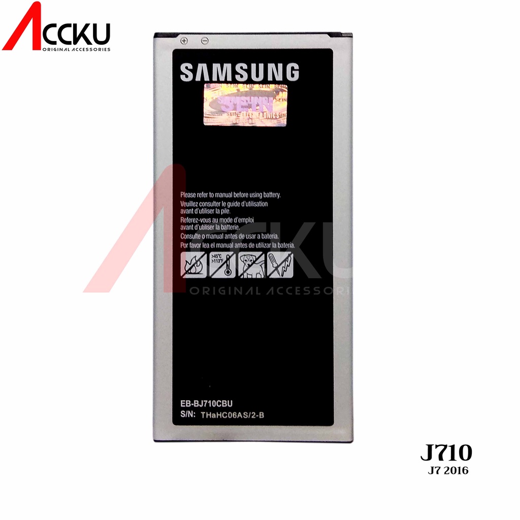 Baterai Samsung Galaxy J7 2016 / J710 / Batre Battery Hp EB-BJ710CBE High Quality