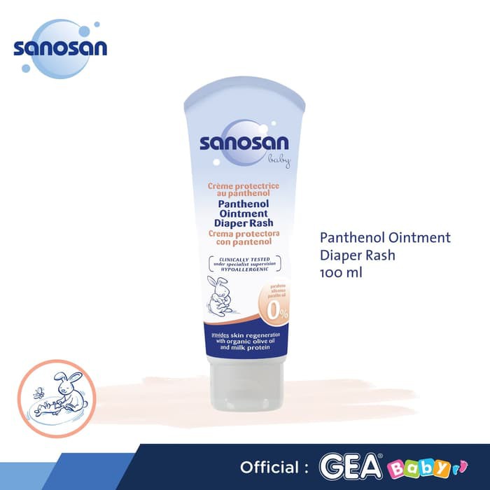 Sanosan Panthenol Ointment Diaper Rash - Krim Popok Bayi