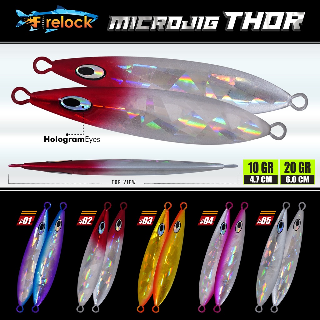 UMPAN PANCING metal jig MICRO JIG FIRELOCK THOR 10 | 20 GRAM