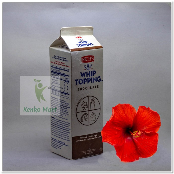 

RICH WHIP TOPPING CHOCOLATE 907 GR - TOPPING COKLAT RICH 907 Gram