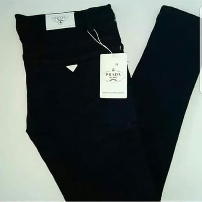 Celana jeans wanita skinny  PRADA soft jeans BLACKSNOW//iceblue//navy//hitam//putih(spray)