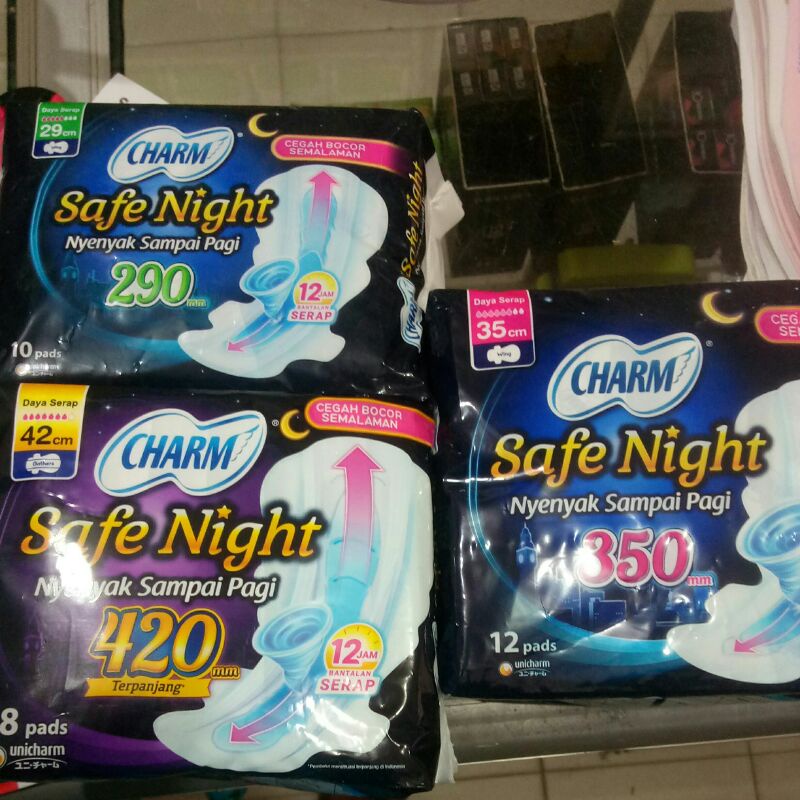 Charm Safe Night/pembalut