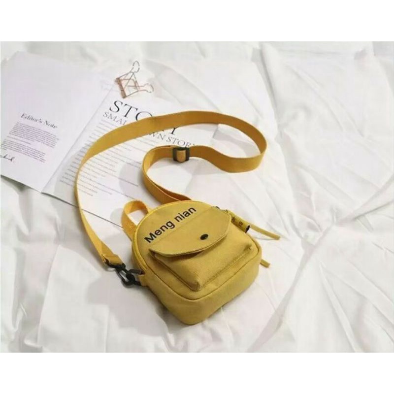 NEW tas selempang Mini wanita MENG NIAN Terbaru / Tas Selempang Mini /shoulderbagmini