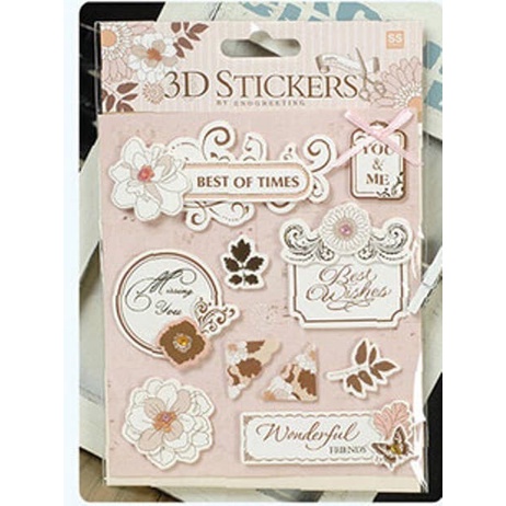 

Scrapbook 3D Sticker - Floral Frame