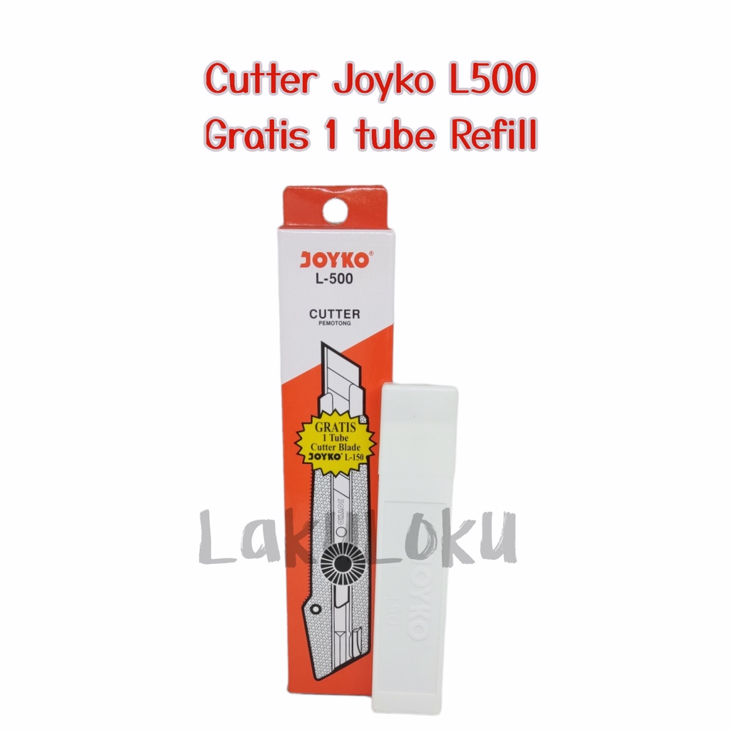 

Cutter / Pemotong Kertas Joyko Besar L500 + 1 Tube Refill