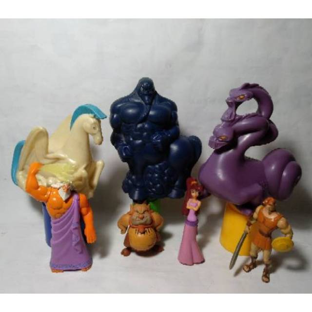 Hercules Toys Happy Meal Mcdonalds Mcd Naga Hydra Rare Monster Disney Pegasus Zeus Megara Vintage