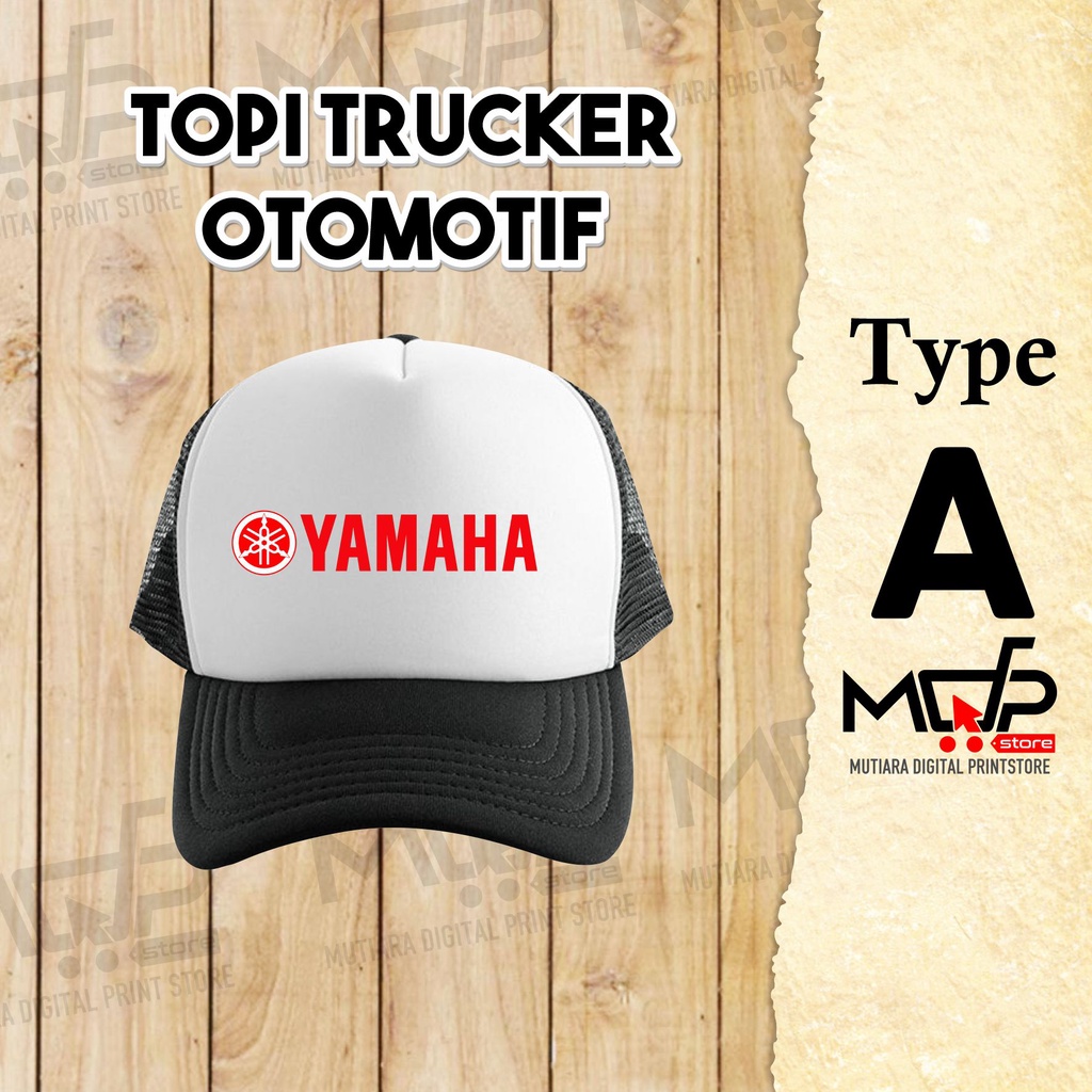 TOPI TRUCKER OTOMOTIF FERRARI LAMBORGHINI BMW HARLEY HONDA MDPRINTSTORE