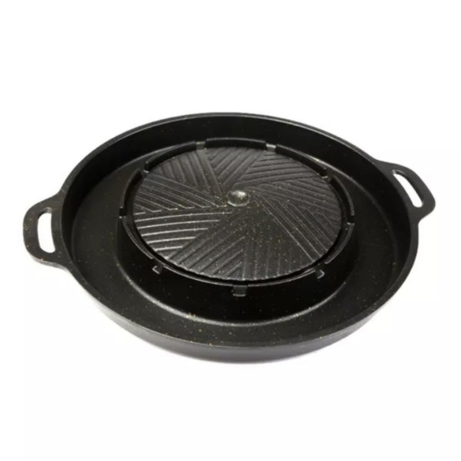 Sukiyaki Bulgogi Pan 2 in 1 Mookata Panci Grill Pan