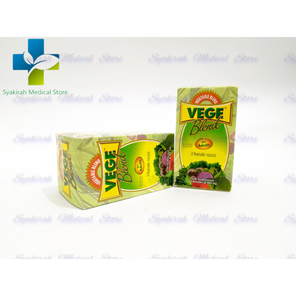 Original Vege Blend 21 Dewasa Botol 30 Kapsul / Vegeblend 21 For Adult