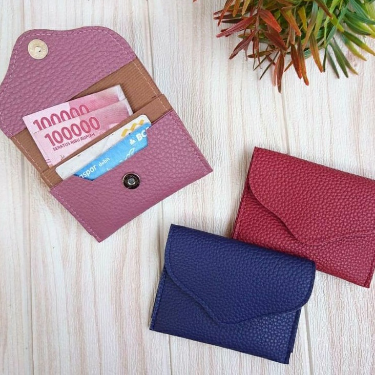 dompet kartu mini dompet papirut dompet simpel wanita dompet murah terbaru dompet lipat