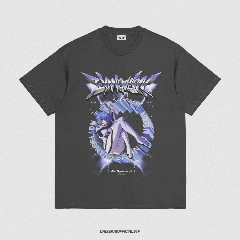 EVANGELION REI AYANAMI DAISEKAI VINTAGE OVERSIZE TEE