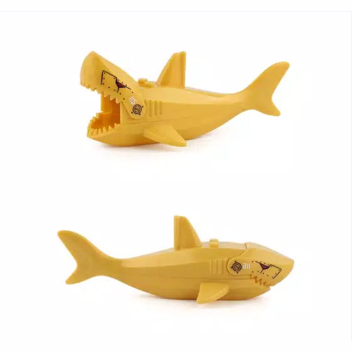Menakjubkan Lego Minifigure Animal Yellow Shark Hiu Kuning Robot Gilaa