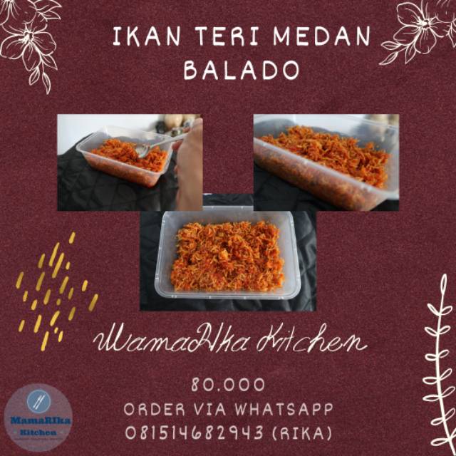 

Ikan teri medan balado