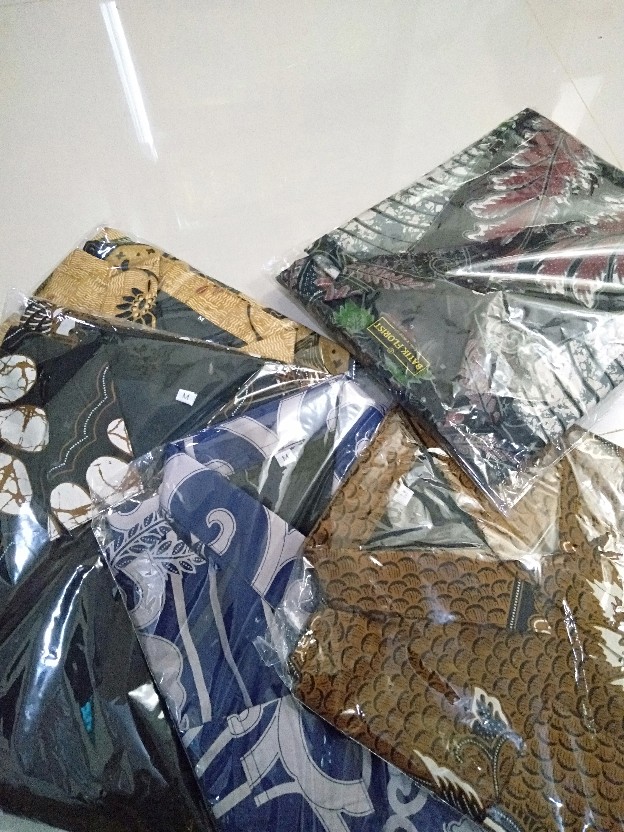 Murai Kapas Kemeja Batik Pria Lengan Panjang Hem Seragam Katun Full Furing By Batik Asmara